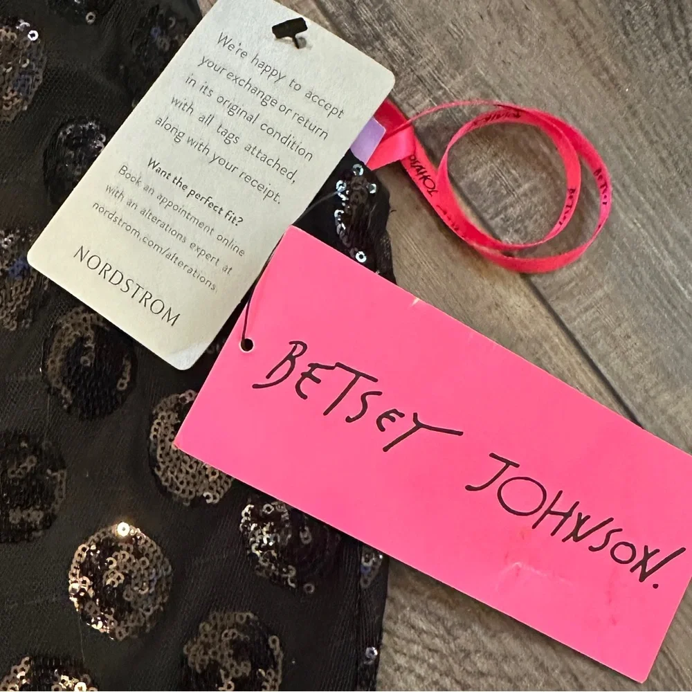 ✨ NWT Vintage Y2K Betsey Johnson Sequin Midi Dress – Size 10 - Picture 8 of 11